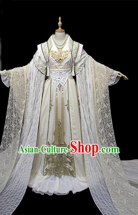 Traditional Ancient Chinese Female Embroidered Costume, Chinese Han Dynasty Imperial Concubine Dress Hanfu Clothing for Women