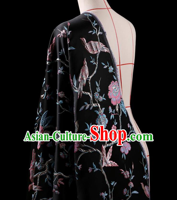 Asian Chinese Traditional Jacquard Weave Satin Fabric, Top Grade Brocade Tang Suit Hanfu Coat Dress Fabric Cheongsam Cloth Material
