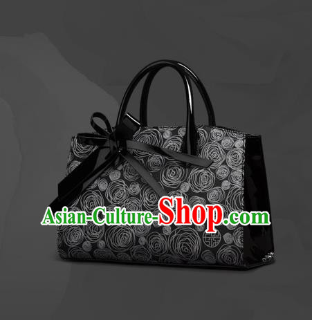 Traditional Handmade Asian Chinese Element Bowknot Clutch Bags National Evening Dress Handbag for Women
