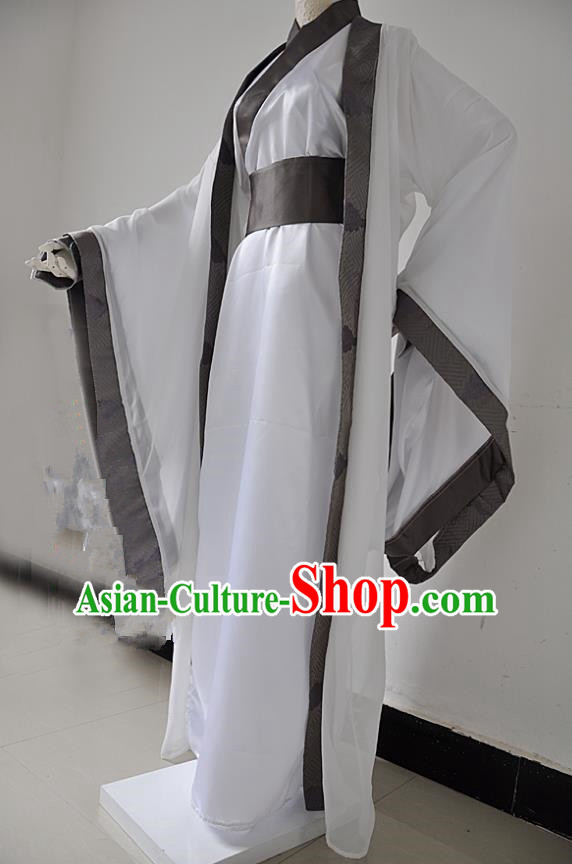 Chinese Ancient Cosplay Swordsman Costumes, Chinese Traditional Clothing Chinese Cosplay Knight Robe Costume for Men