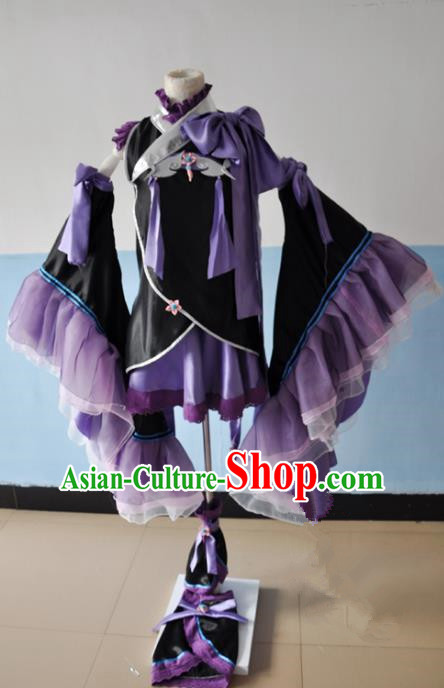 Chinese Ancient Cosplay Young Lady Costumes, Chinese Traditional Clothing Chinese Cosplay Princess Costume for Women