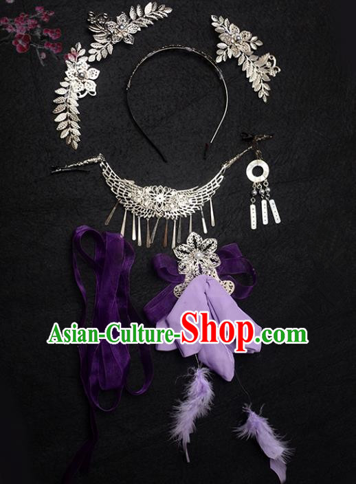 Traditional Handmade Chinese Ancient Classical Hair Accessories Young Lady Headwear, China Princess Hairpins for Women