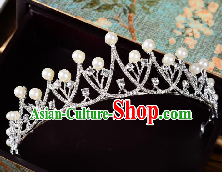 Top Grade Handmade Hair Accessories Baroque Style Palace Princess Wedding Crystal Zircon Vintage Royal Crown, Bride Hair Kether Jewellery Imperial Crown for Women