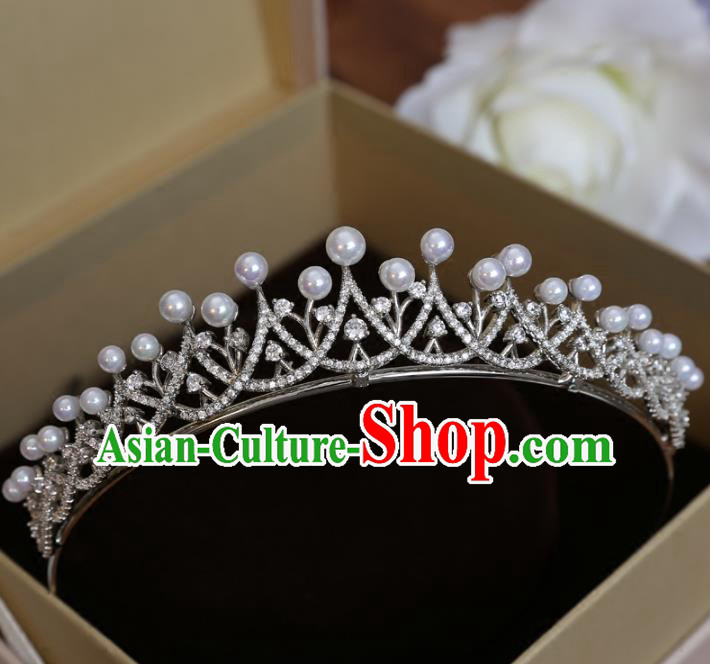 Top Grade Handmade Hair Accessories Baroque Crystal Imperial Crown, Bride Wedding Hair Jewellery Princess Crown for Women