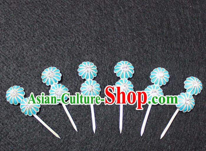Traditional China Beijing Opera Young Lady Hair Accessories Complete Set, Ancient Chinese Peking Opera Hua Tan Headwear Diva Hairpins