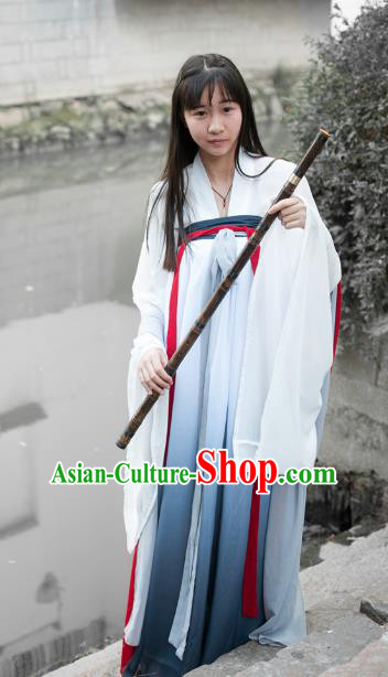 Traditional Ancient Chinese Fairy Dress Palace Lady Costume, Elegant Hanfu Chinese Tang Dynasty Imperial Princess Embroidered Clothing for Women