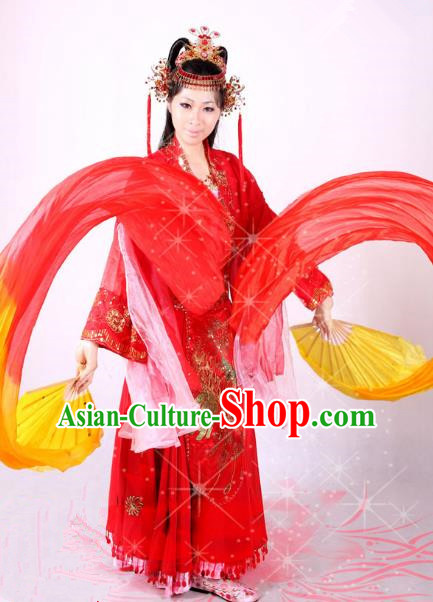 Traditional Chinese Tang Dynasty Imperial Concubine Costume and Headpiece Complete Set, China Ancient Elegant Hanfu Princess Dress Clothing