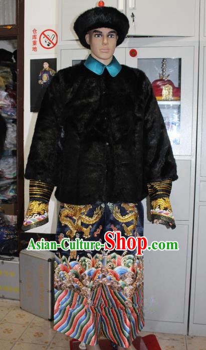 Top Grade Professional Beijing Opera Manchu Niche Costume Gifted Scholar Embroidered Robe, Traditional Ancient Chinese Peking Opera Embroidery Clothing