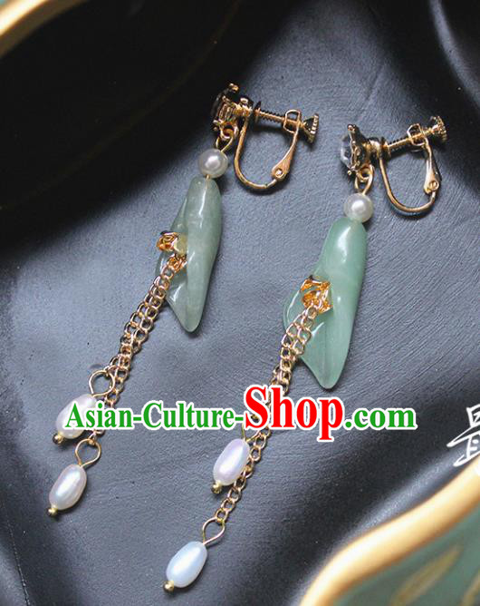 Traditional Handmade Chinese Ancient Classical Accessories Barrettes Xiuhe Suit Earrings Tassel Eardrop for Women