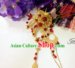 Traditional Handmade Chinese Ancient Classical Hair Accessories Tassel Hairpin, Hanfu Hair Jewellery Hair Fascinators Hairpins for Women