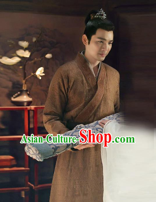 Traditional Chinese Ancient Swordsman Costume, Chinese Han Dynasty Prince Clothing for Men