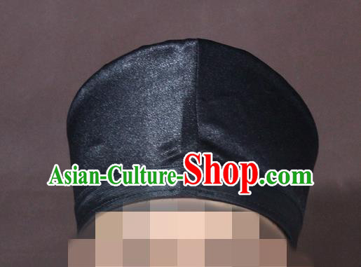 Traditional Chinese Beijing Opera Taoist Black Hats Headband for Men