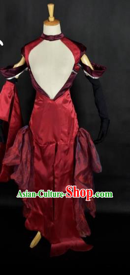 Traditional Chinese Ancient Swordswoman Hanfu Costume Tang Dynasty Young Lady Clothing for Women
