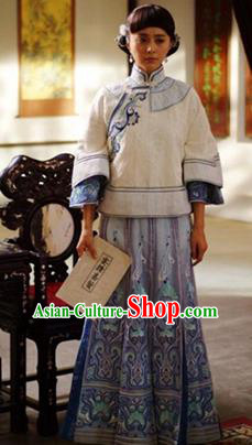 Traditional Chinese Ancient Republic of China Nobility Lady Embroidered Xiuhe Suit Costume for Women