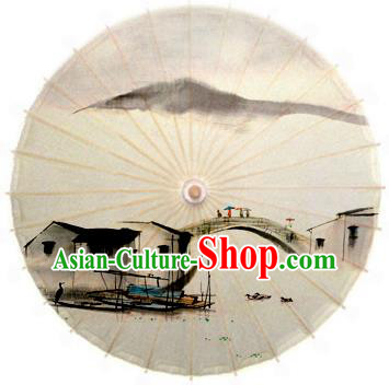 Asian China Dance Handmade Umbrella Stage Performance Umbrella Bamboo Oil-paper Umbrellas