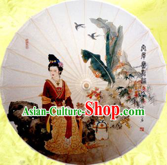 Handmade China Traditional Dance Wedding Umbrella Classical Palace Lady Oil-paper Umbrella Stage Performance Props Umbrellas