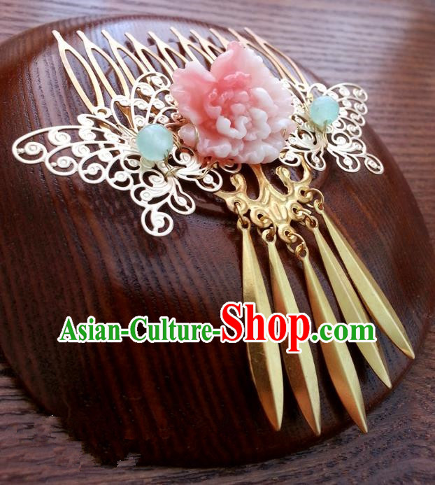Handmade Traditional Chinese Classical Hair Accessories Ancient Hanfu Hairpins Hair Combs for Women