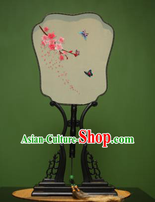 Traditional Chinese Crafts Embroidered Silk Fan, China Palace Fans Princess Square Fans for Women