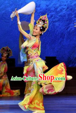 Chinese Traditional Classical Dance Costume Flying Apsara Dance Dress for Women