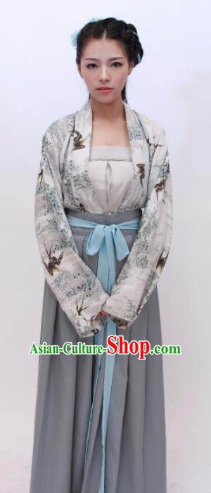Chinese Traditional Ancient Costumes Tang Dynasty Princess Hanfu Dress for Women