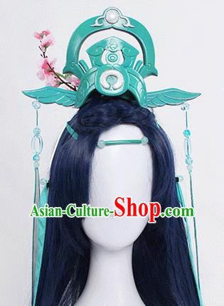 Chinese Traditional Cosplay Hair Accessories Ancient Swordsman Headwear for Men