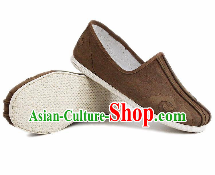 Chinese National Shoes Traditional Cloth Shoes Monks Shoes for Men
