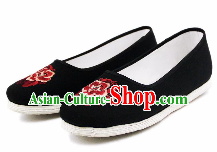 Chinese National Handmade Shoes Traditional Shoes Embroidered Cloth Shoes for Women