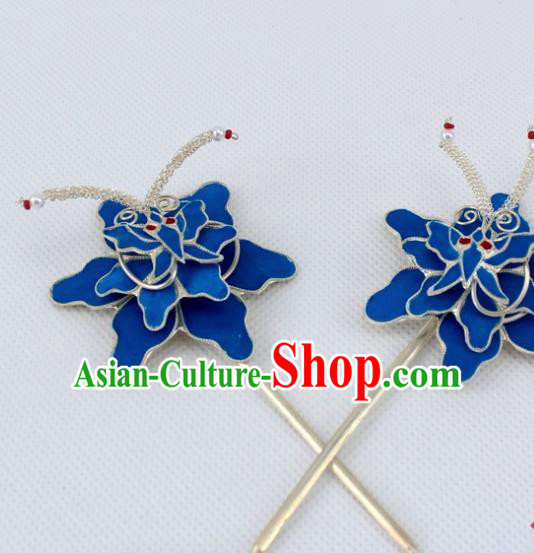 Chinese Traditional Peking Opera Diva Hair Accessories Ancient Flowers Hairpins for Women