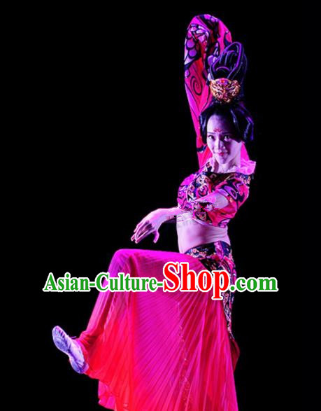 Chinese Traditional Classical Dance Costumes Ancient Folk Dance Clothing for Women