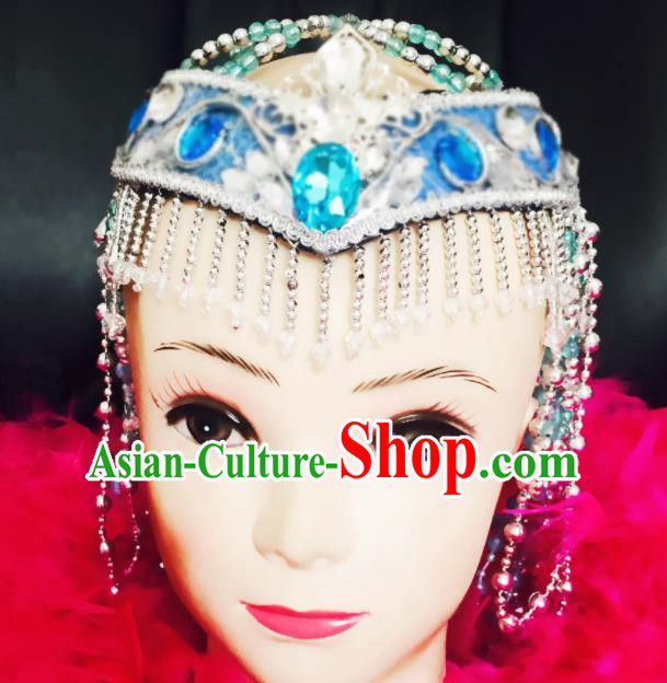 Chinese Traditional Dai Minority Nationality Folk Dance Hair Accessories for Women