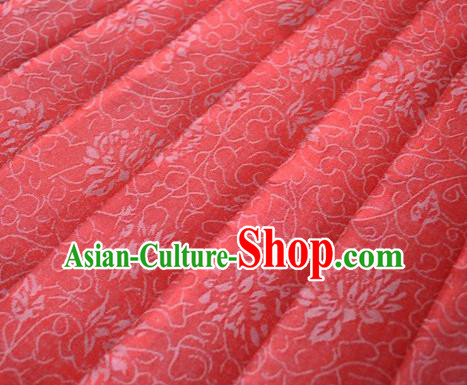 Asian Chinese Traditional Pattern Design Pink Brocade Fabric Silk Fabric Chinese Fabric Material