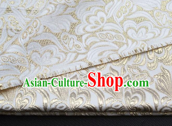 Asian Chinese Fabric Traditional Pattern Design Linen Brocade Fabric Chinese Costume Silk Fabric Material