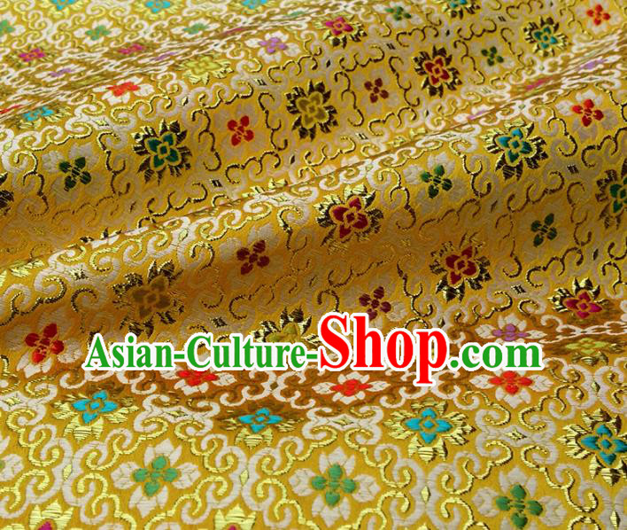 Asian Chinese Traditional Fabric Brocade Silk Material Classical Pattern Design Satin Drapery