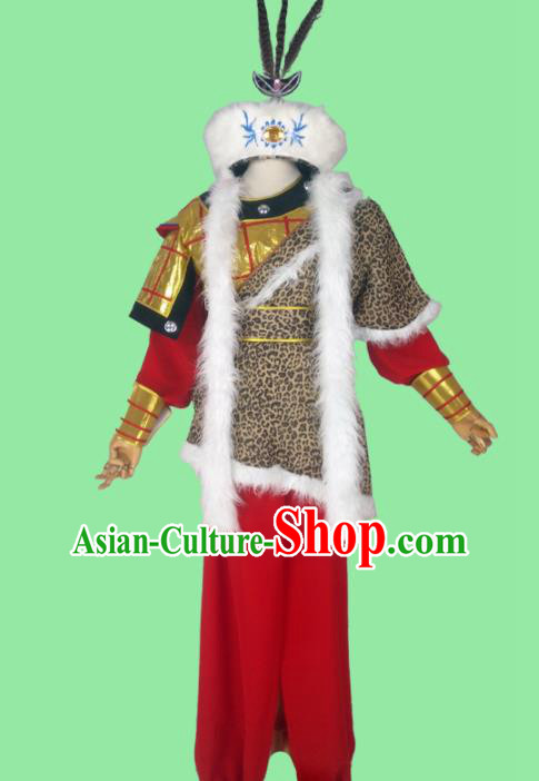Chinese Traditional Peking Opera Takefu Warrior Costumes for Adults