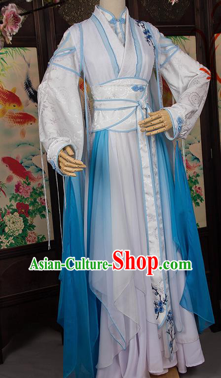 Chinese Traditional Cosplay Female Assassin Costumes Ancient Swordswoman Hanfu Dress for Women