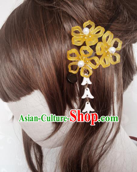 Japanese Traditional Courtesan Hairpins Ancient Geisha Kimono Hair Accessories for Women
