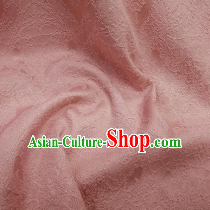Chinese Royal Pink Brocade Palace Pattern Satin Traditional Silk Fabric Chinese Fabric Asian Material