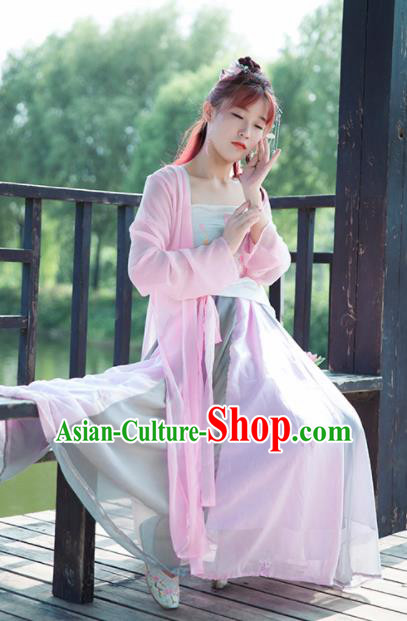 Traditional Chinese Cosplay Nobility Lady Hanfu Dress Ancient Peri Princess Costume for Women