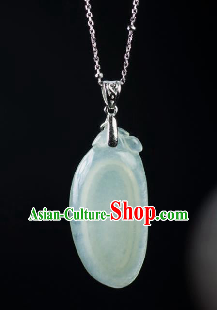 Chinese Traditional Jewelry Accessories Necklace Ancient Hanfu Jade Pendant for Women