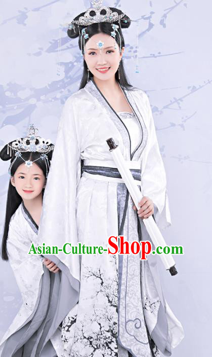 Chinese Ancient Imperial Consort Hanfu Dress Traditional Tang Dynasty Palace Lady Embroidered Costumes for Women