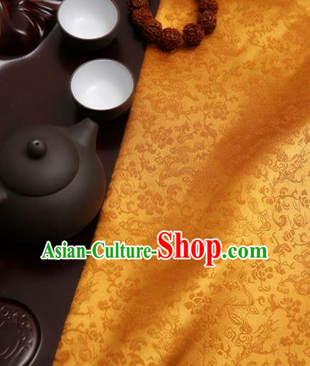 Chinese Traditional Brocade Classical Pattern Design Tang Suit Silk Fabric Material Satin Drapery