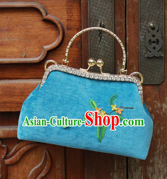 Chinese Traditional Embroidered Bags Retro Osmanthus Flowers Handbags for Women