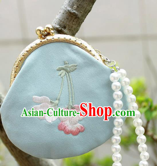 Chinese Traditional Handmade Embroidered Change Purse Retro Coin Purse for Women