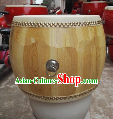 Chinese Traditional Handmade Drums Folk Dance Wood Drum Cowhide Drums