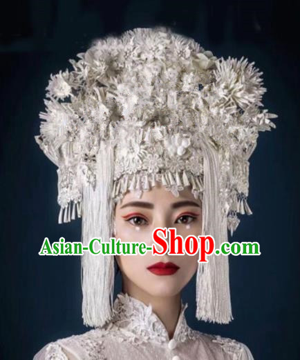 Chinese Traditional Ancient Bride Headdress Palace Phoenix Coronet Hair Accessories for Women