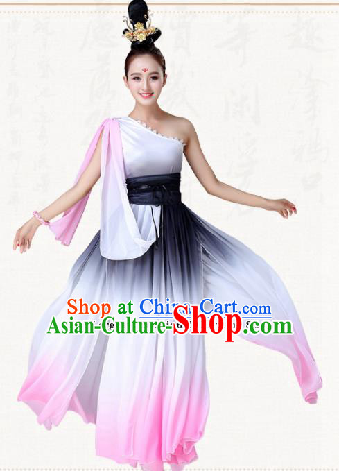 Chinese Traditional Classical Dance Clothing Group Dance Costumes for Women