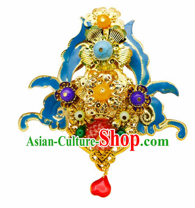 Chinese Traditional Hair Accessories Ancient Princess Blueing Hairpins for Women
