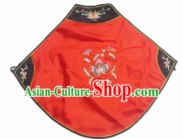 Chinese Traditional Underwear Ancient Costume Embroidered Red Bellyband for Women