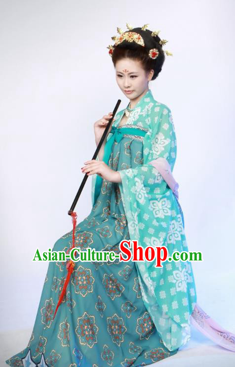 Chinese Traditional Ancient Imperial Consort Hanfu Dress Tang Dynasty Historical Costumes for Women