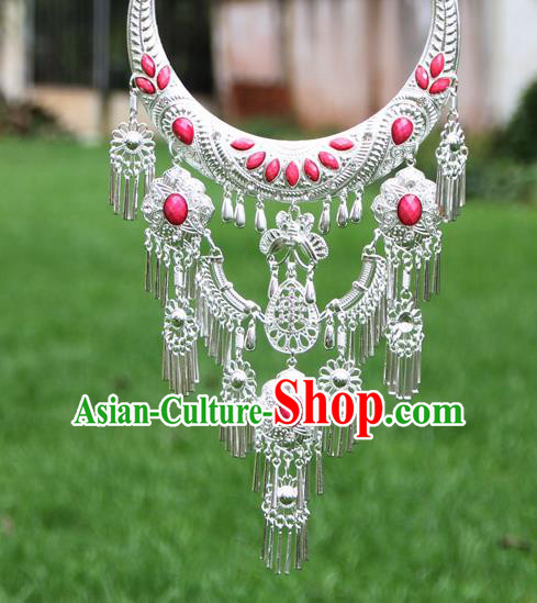 Chinese Traditional National Ethnic Necklace Tassel Necklet Jewelry Accessories for Women